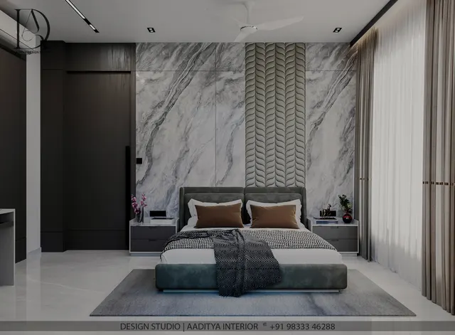 Apartment interior design – Gopin Rivera Residence, Surat (view 12)