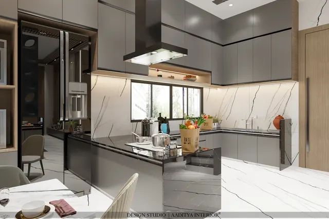 Villa interior design – Gopin Villa, Surat (view 3)