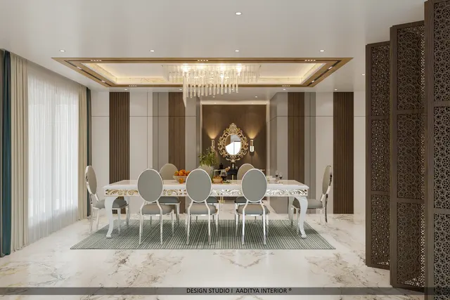 Villa interior design – Grand Staircase Villa, Surat (view 3)