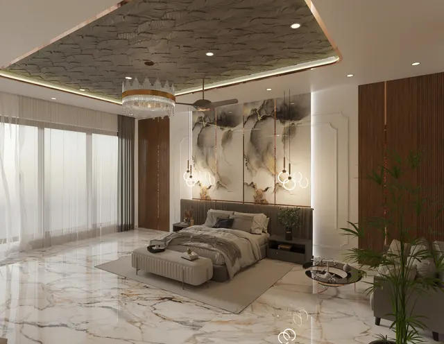 Villa interior design – Grand Staircase Villa, Surat (view 4)