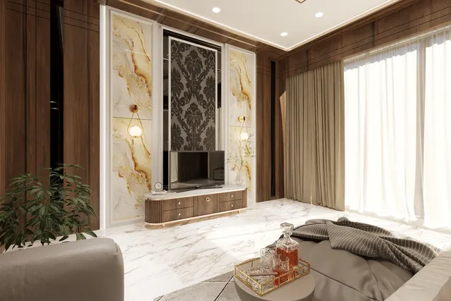 Villa interior design – Grand Staircase Villa, Surat (view 6)