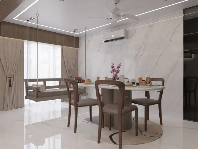 Apartment interior design – Green City Gold, Surat (view 4)