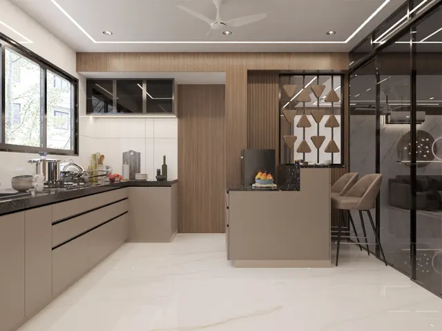 Apartment interior design – Green City Gold, Surat (view 6)