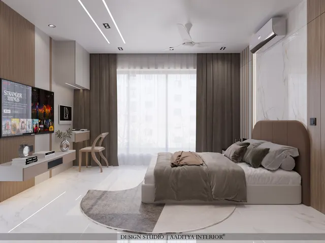 Apartment interior design – Green City Gold, Surat (view 9)