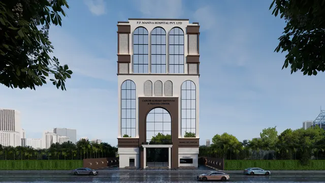 Hospital Elevation interior design – Hospital Building, Adajan, Adajan, Surat (view 7)