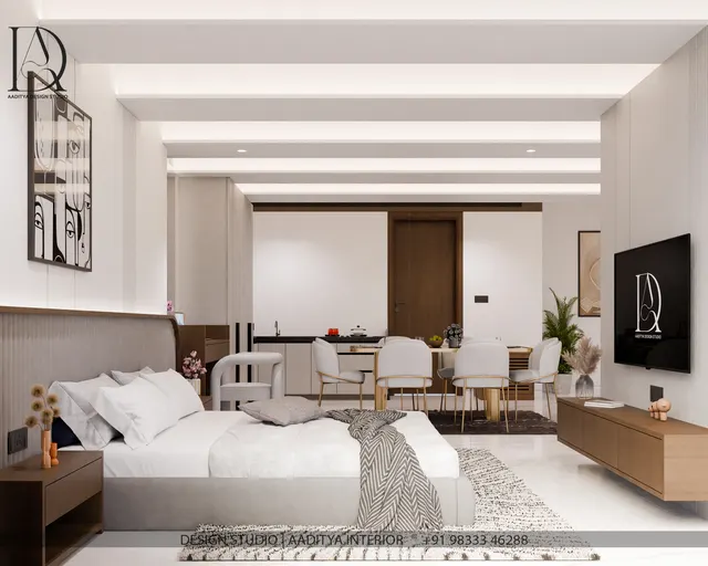 Hotel Rooms interior design – Boutique Hotel Rooms, Surat (view 2)