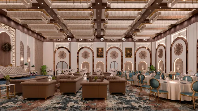 Hotel & Banquet Hall interior design – Hotel Long D, India (view 2)