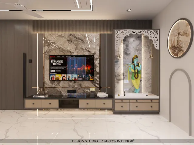 Apartment interior design – Kanchan Vatika, Surat (view 3)