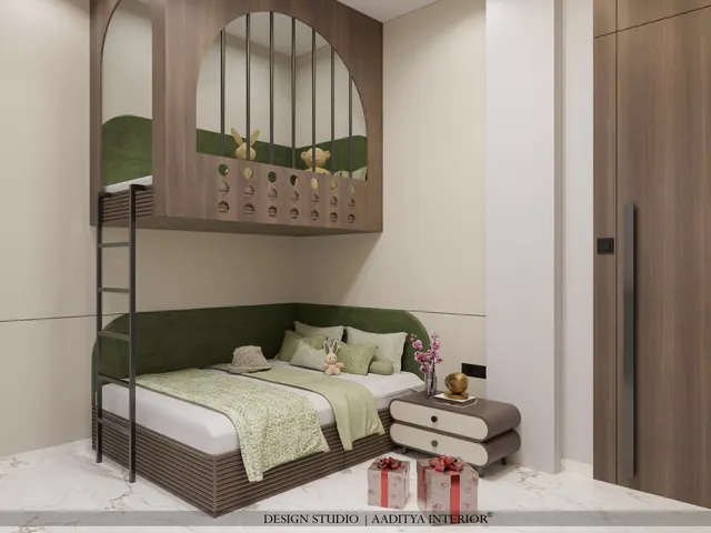 Apartment interior design – Krushnabhumi Residence, Surat (view 8)