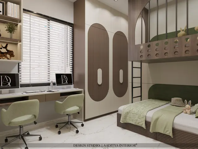 Apartment interior design – Krushnabhumi Residence, Surat (view 9)