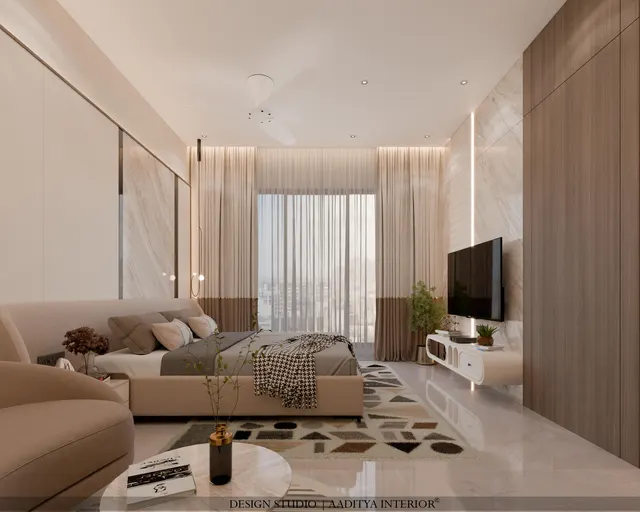 Apartment interior design – Krushnabhumi Residence, Surat (view 12)
