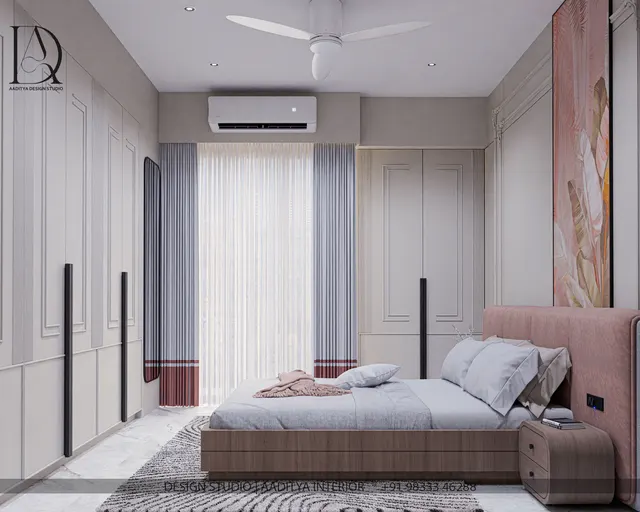 Apartment interior design – Lattice Ceiling Apartment, Surat (view 10)