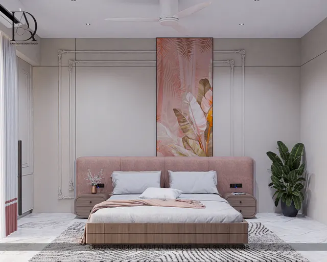 Apartment interior design – Lattice Ceiling Apartment, Surat (view 11)