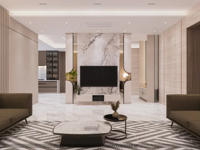 Apartment interior design – Liberty Residence, Surat (view 2)