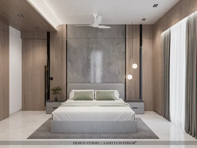 Apartment interior design – Liberty Residence, Surat (view 4)