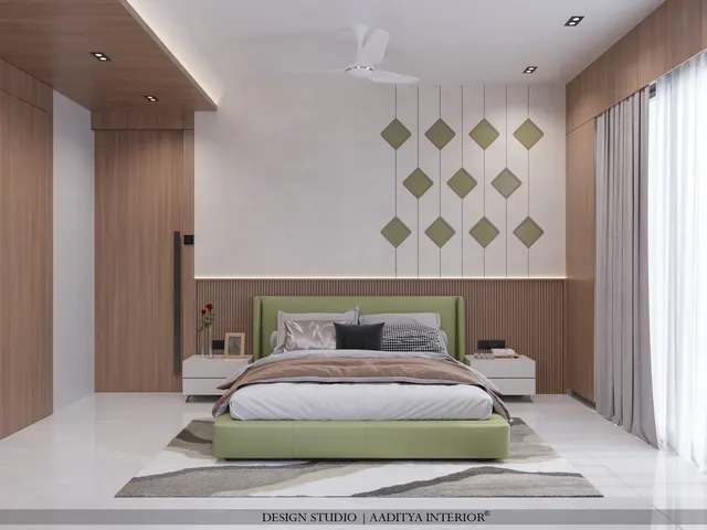 Apartment interior design – Liberty Residence, Surat (view 5)