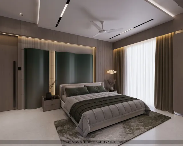 Apartment interior design – Liberty Residence, Surat (view 7)
