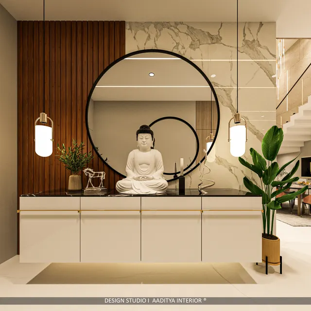 Bungalow interior design – Double-Height Residence, Surat (view 10)