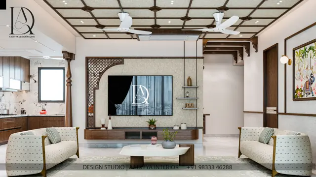Apartment interior design – Meera Platina Residence, Surat (view 1)