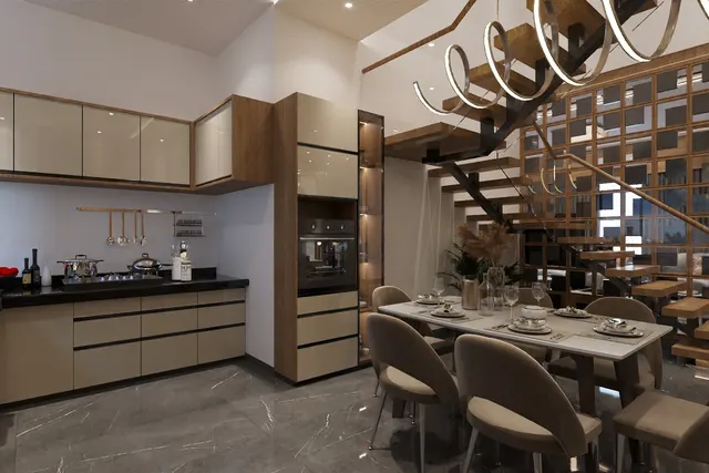 Duplex Apartment interior design – Mumbai Residence, Mumbai (view 6)
