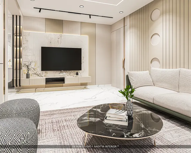 Apartment interior design – Nakshatra Galaxia, Surat (view 2)