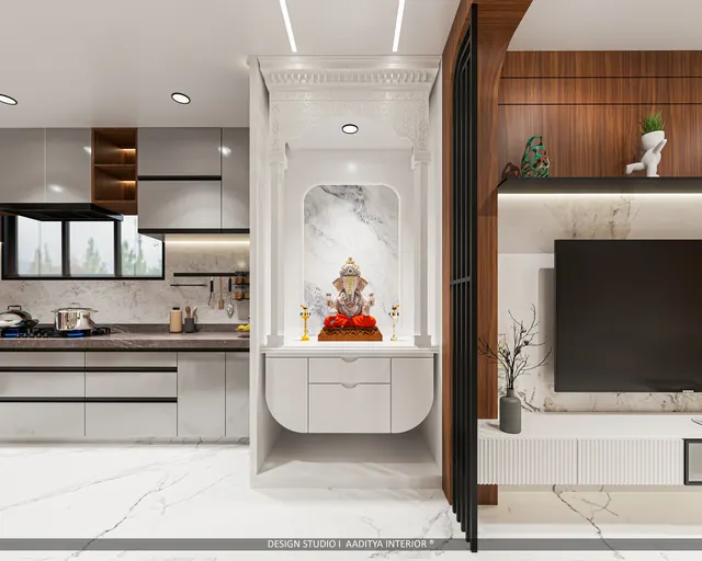 Apartment interior design – Nakshatra Galaxia, Surat (view 5)