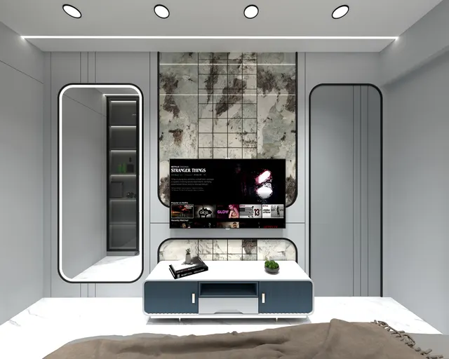 Apartment interior design – Nakshatra Galaxia, Surat (view 6)