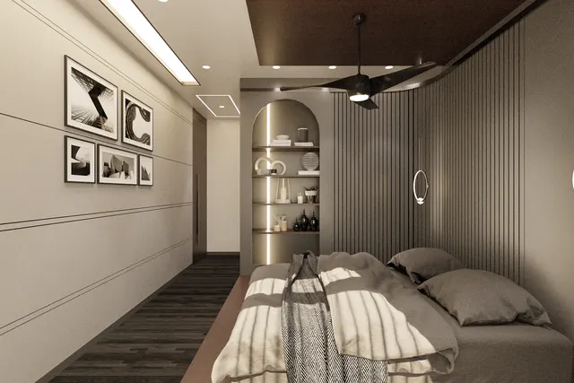 Bungalow interior design – Nilkanth Society Home, Surat (view 5)