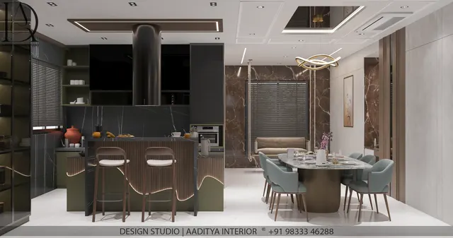 Luxury Apartment interior design – Palladium Pride, Surat (view 5)