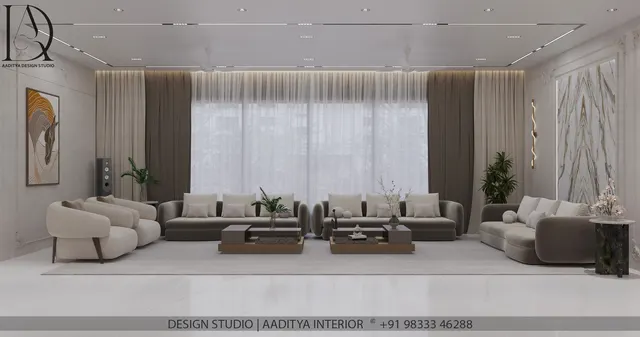 Luxury Apartment interior design – Palladium Pride, Surat (view 10)