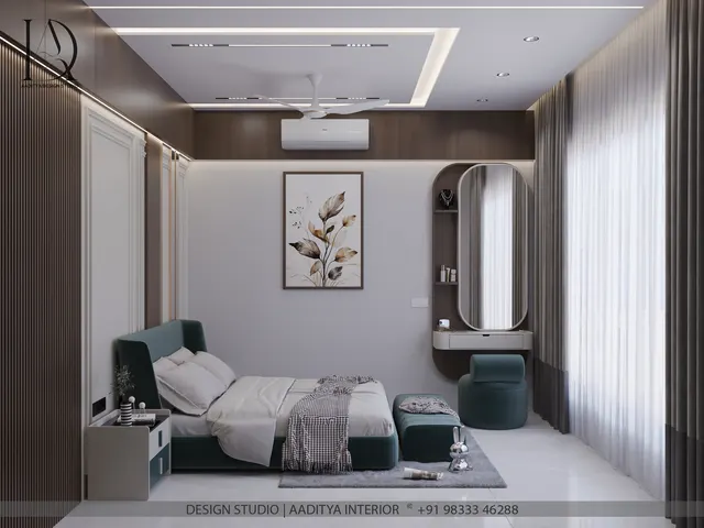 Luxury Apartment interior design – Palladium Pride, Surat (view 12)