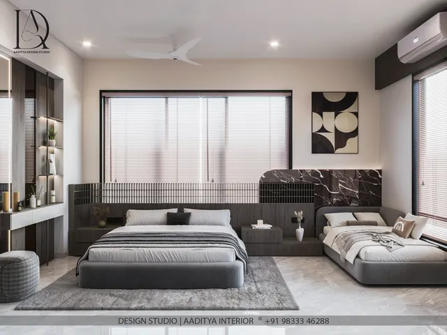 Luxury Apartment interior design – Palladium Pride, Surat (view 13)