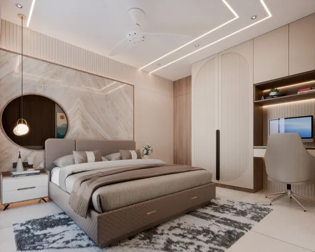 Apartment interior design – Palladium Sky C-1103, Surat (view 14)