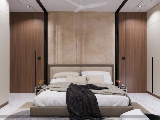 Bedrooms interior design – Palm Rivera Bedrooms, Surat (view 5)