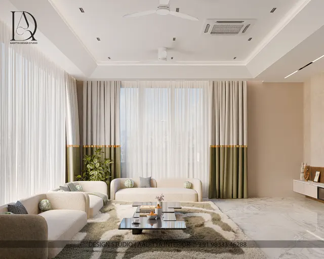 Duplex interior design – Sage Kitchen Residence, Surat (view 2)