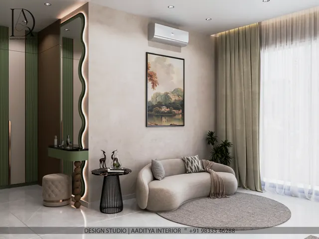 Duplex interior design – Sage Kitchen Residence, Surat (view 11)