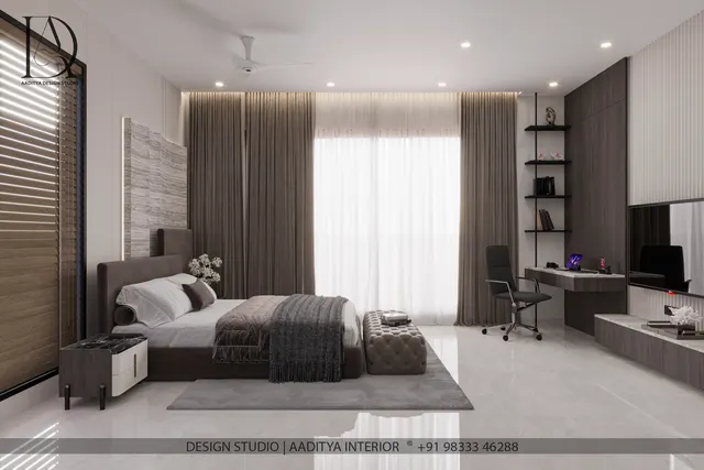 Bungalow interior design – Rander Residence, Rander, Surat (view 5)