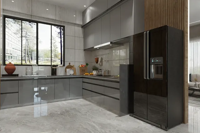 Apartment interior design – The Roscoe 1001, Surat (view 4)