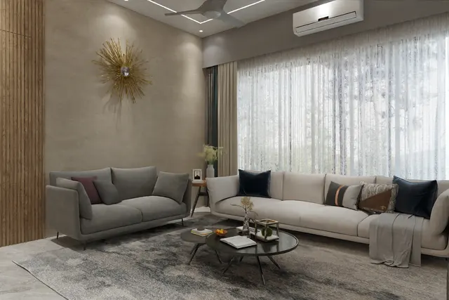 Apartment interior design – The Roscoe 1001, Surat (view 5)