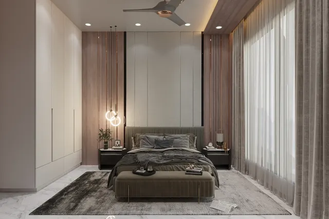 Apartment interior design – The Roscoe 1001, Surat (view 6)