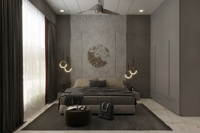 Apartment interior design – The Roscoe 1001, Surat (view 8)