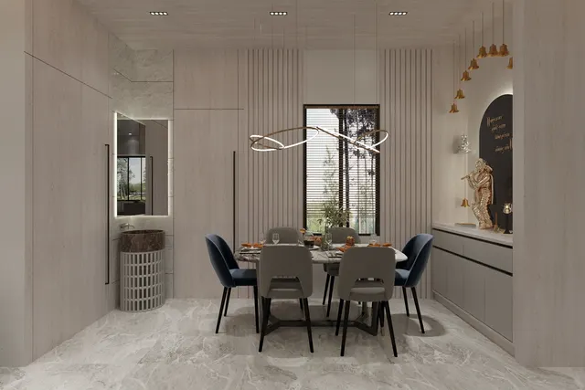 Apartment interior design – The Roscoe 1101, Surat (view 4)