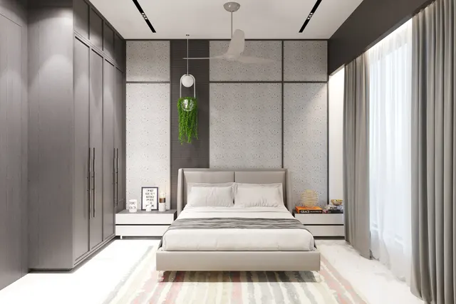 Apartment interior design – The Roscoe 1101, Surat (view 6)