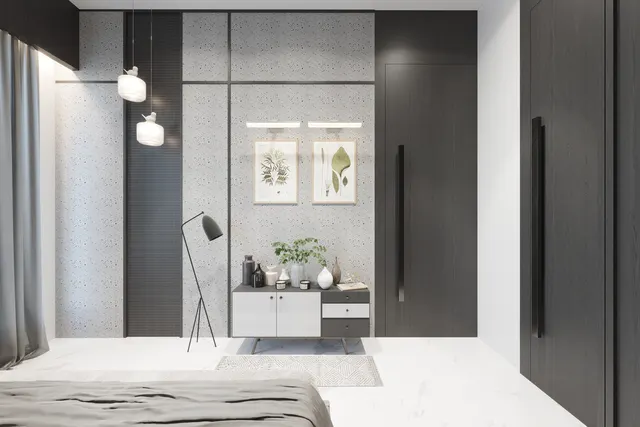 Apartment interior design – The Roscoe 1101, Surat (view 7)