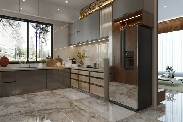 Apartment interior design – The Roscoe 301, Surat (view 4)