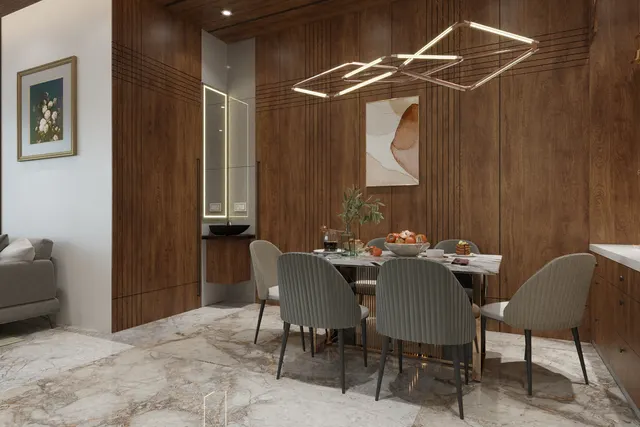 Apartment interior design – The Roscoe 301, Surat (view 6)