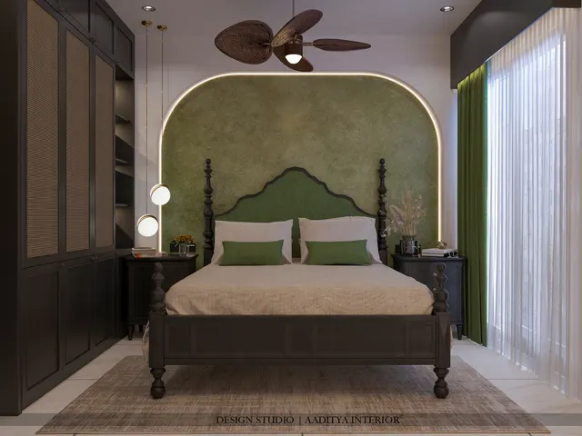 Apartment interior design – Rosewood Residence, Surat (view 9)