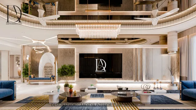 5BHK Apartment interior design – Royal Orchid 5BHK, Rander, Surat (view 2)