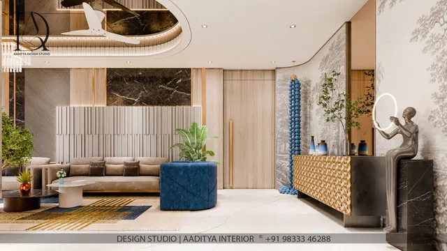 5BHK Apartment interior design – Royal Orchid 5BHK, Rander, Surat (view 4)