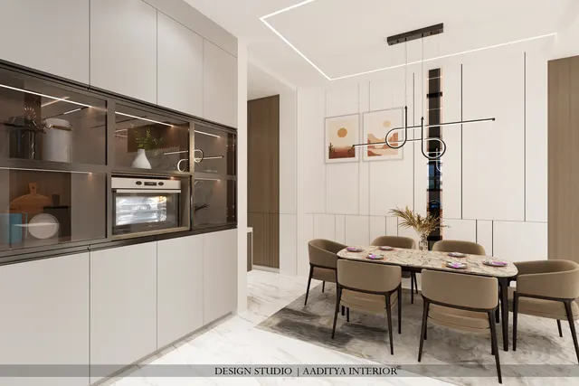 Apartment interior design – Saffron 802, Surat (view 3)